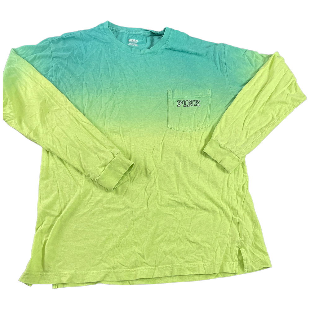 PINK by Victoria Secret Two Tone Long Sleeved Shirt Size Small